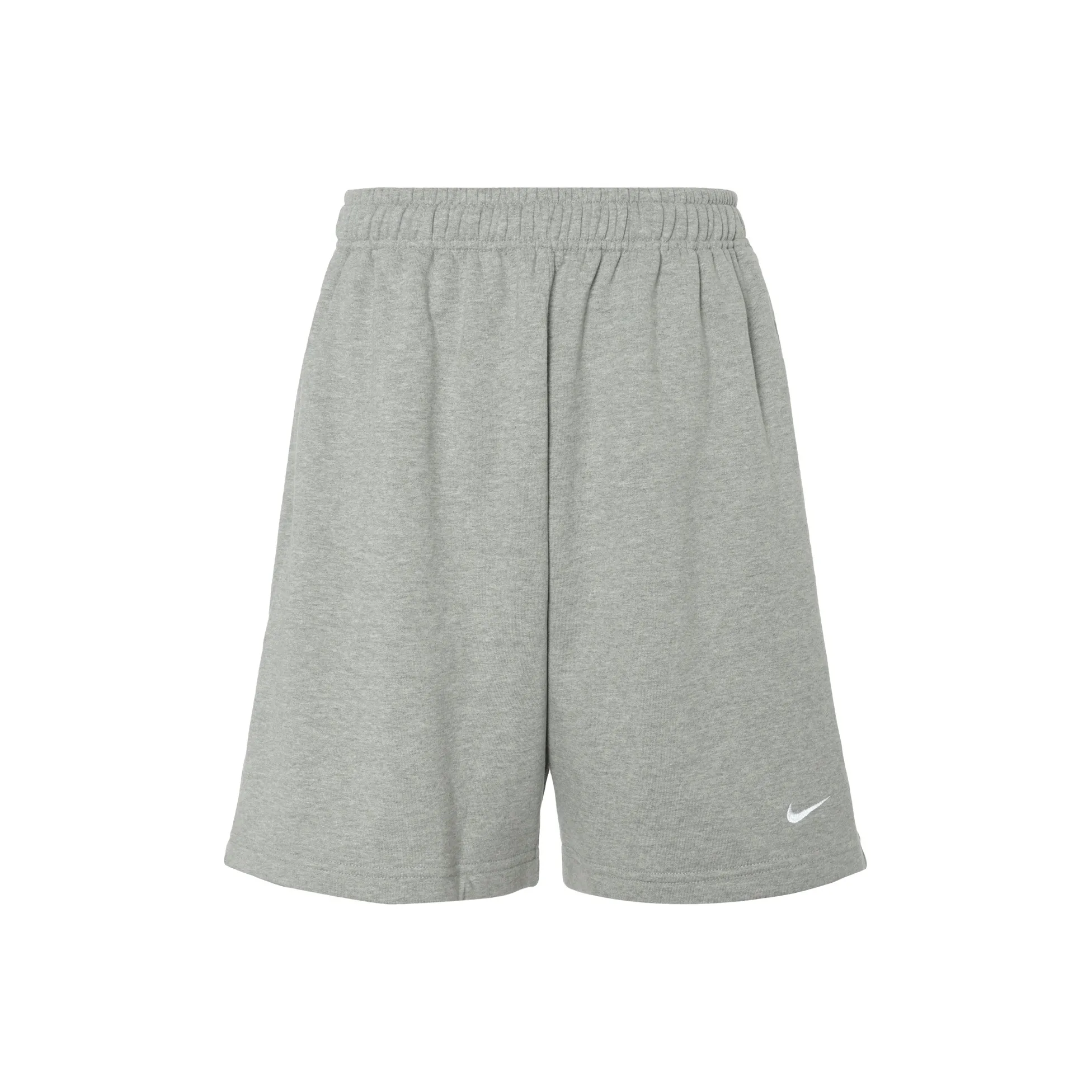 Nike Solo Swoosh Casual Shorts Men's Light Gray