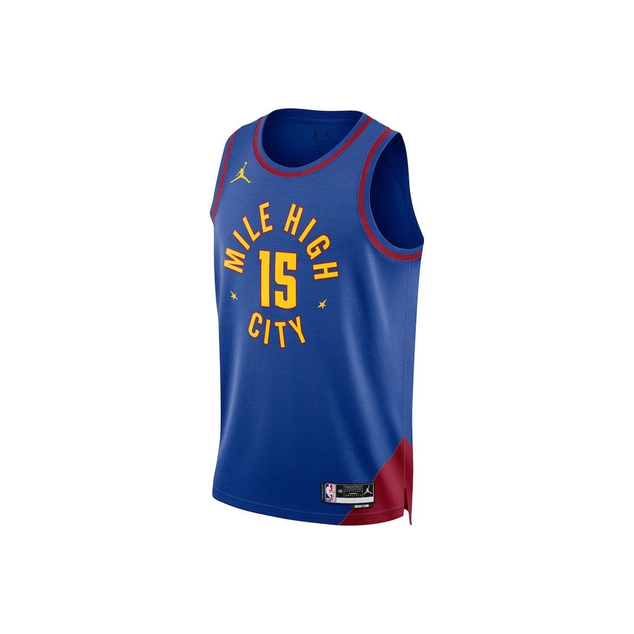 Nike Swingman Dri FIT Denver Nuggets Basketball Jersey Unisex Blue