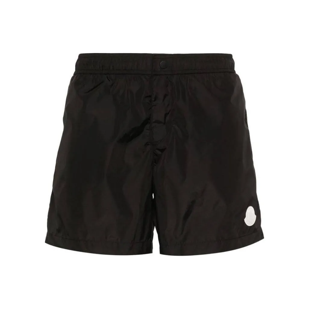 MONCLER Плавание Шорты Повседневные шорты Мужской Черный