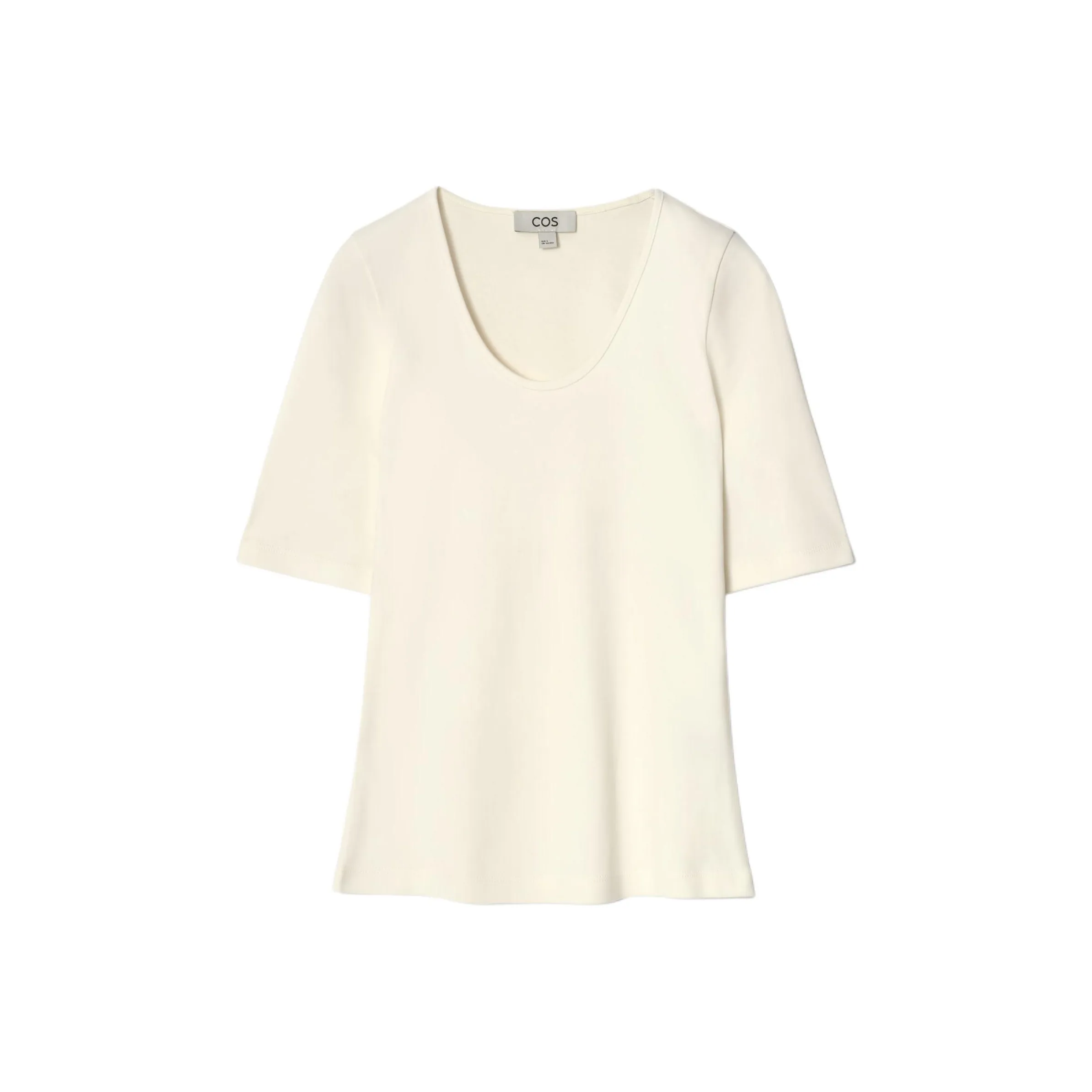 COS T Shirts Women's Ecru