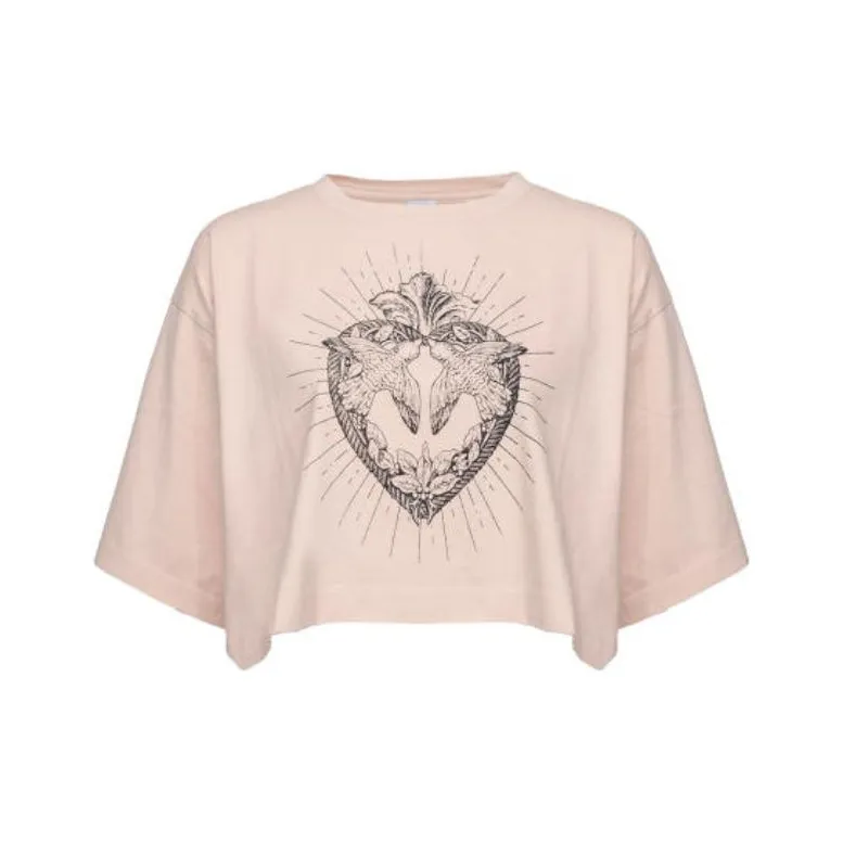 PINKO Розовый Женские Короткие Топы