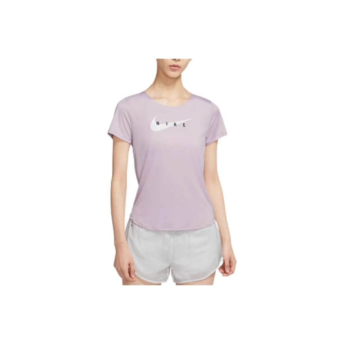 Nike SwooshDri Fit T Shirt Women's Light Purple