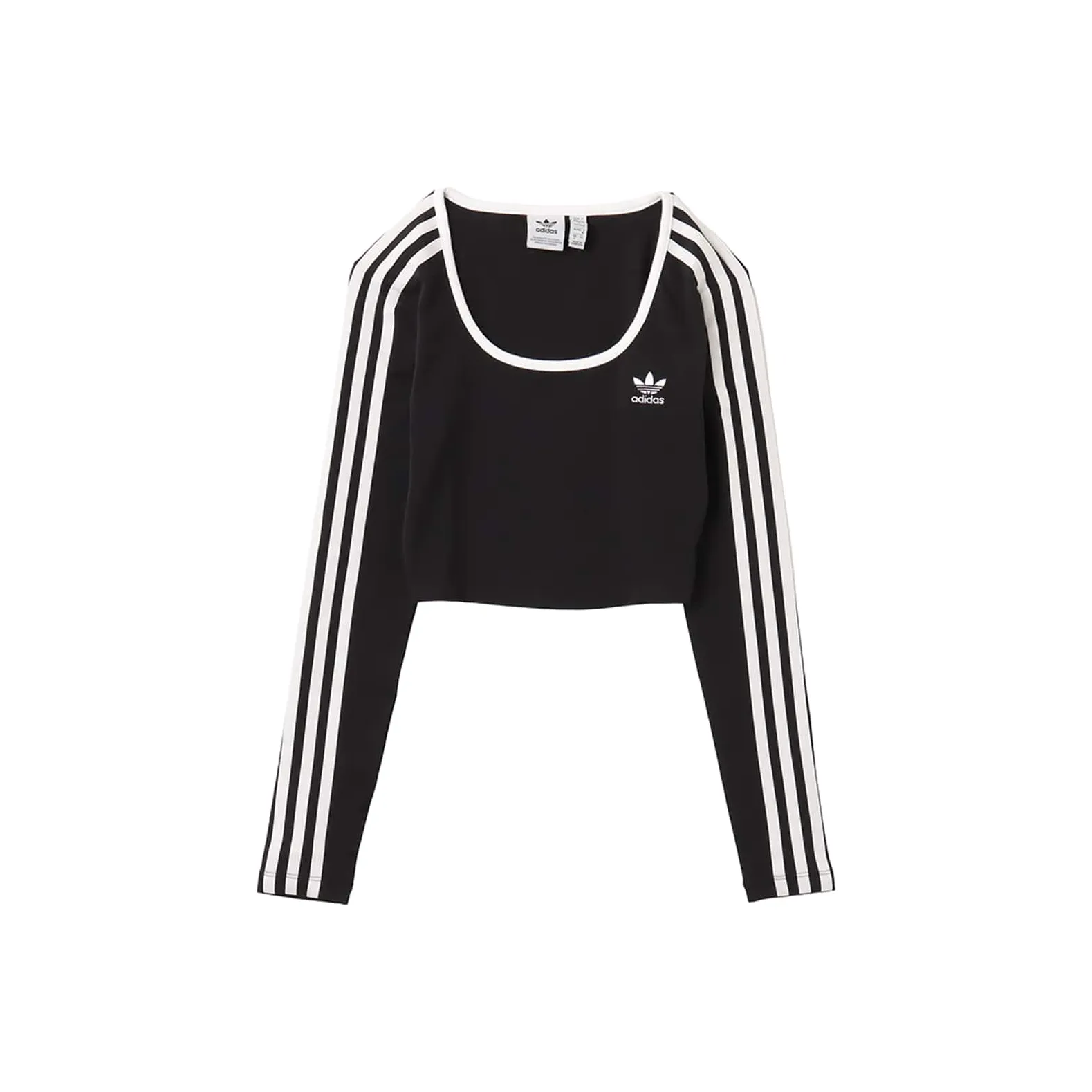 Adidas Originals 3 Stripes FW24 T Рубашка Женская Черная