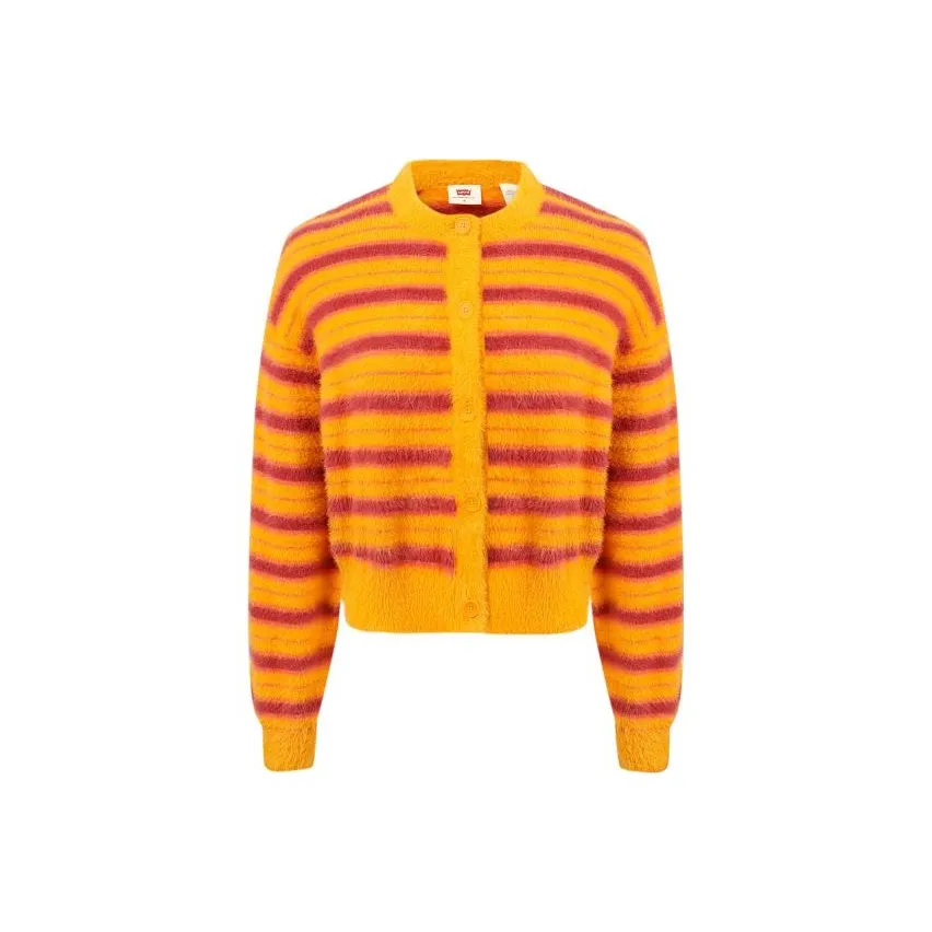 Levis Crop Tops Women's Red Yellow