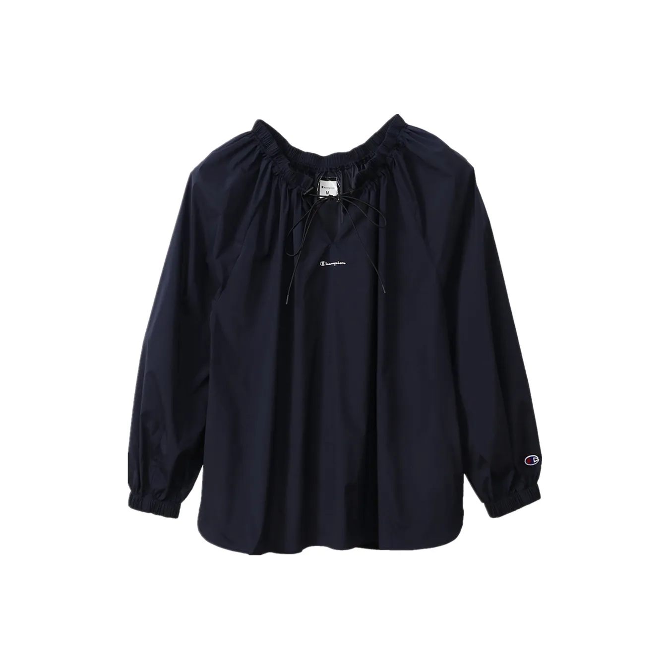 Champion Прямой крой Длинный рукав Т-рубашка Японская версия Женская