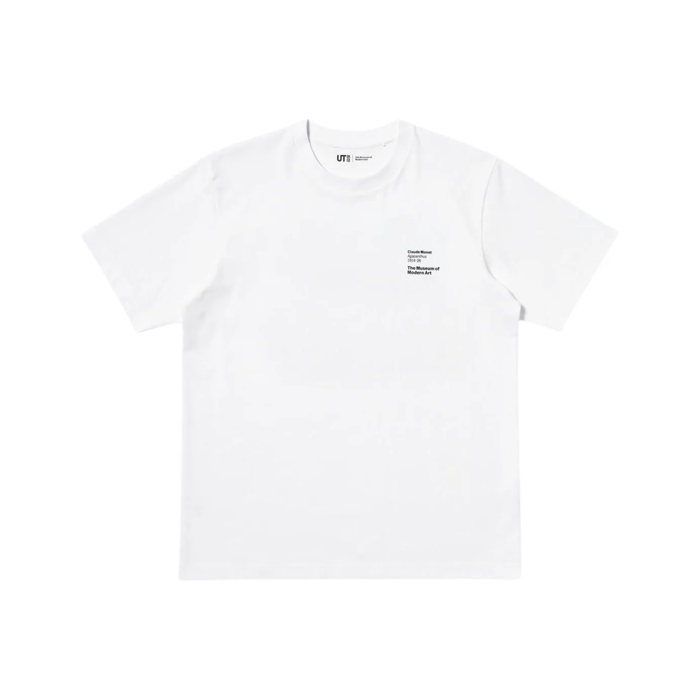 UNIQLO Белая унисекс футболка