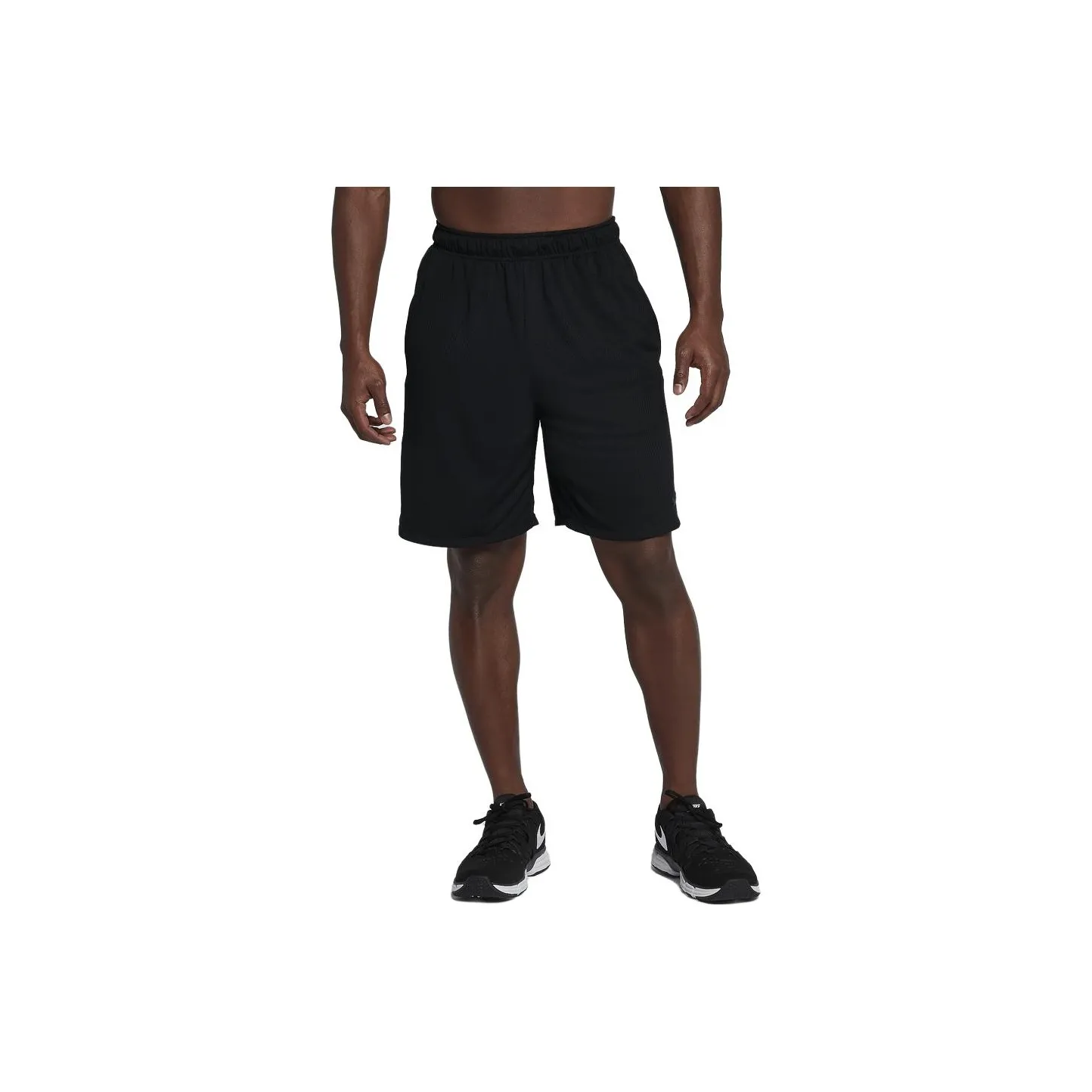 Черные мужские спортивные шорты Nike