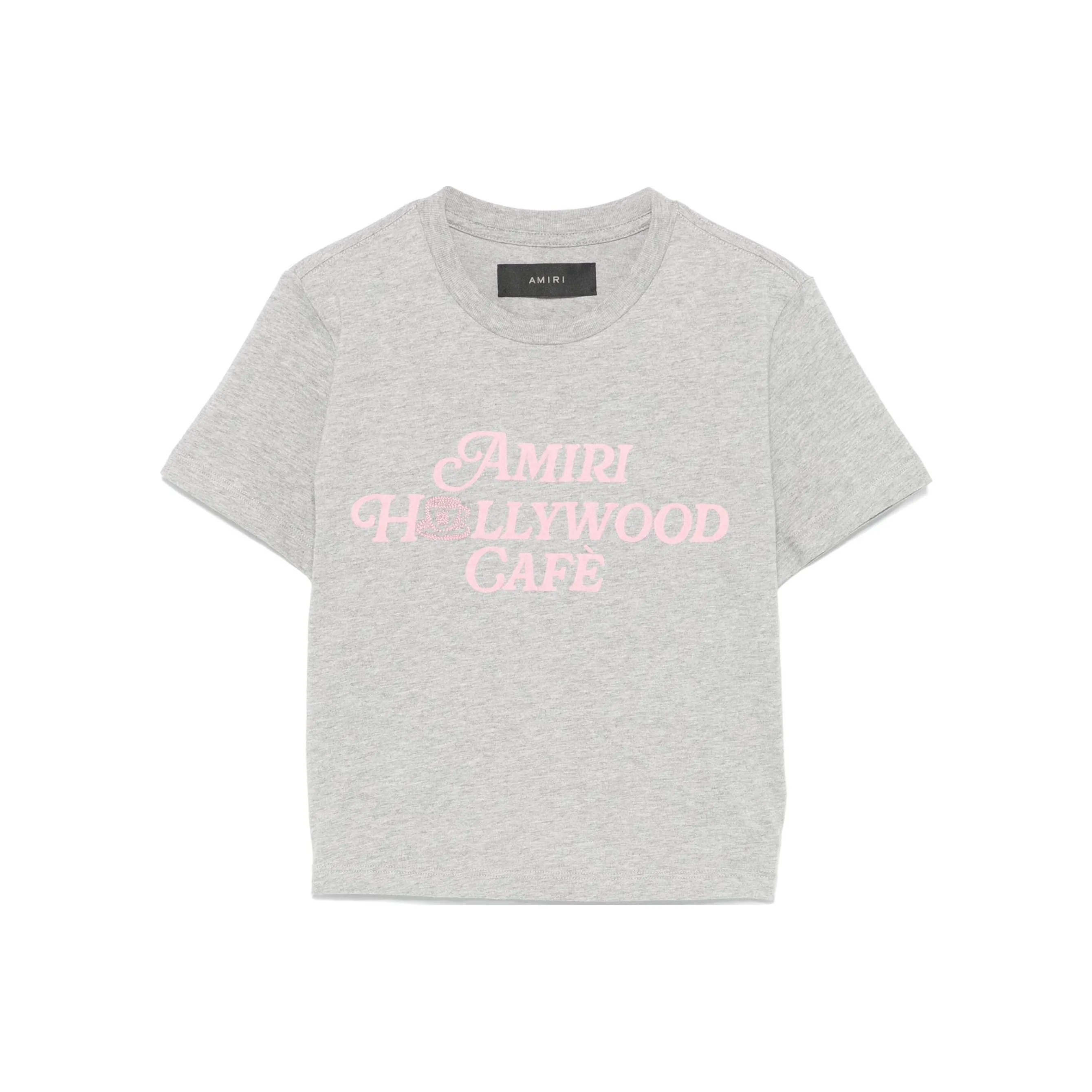 AMIRI Hollywood Cafe Cropped T Shirt