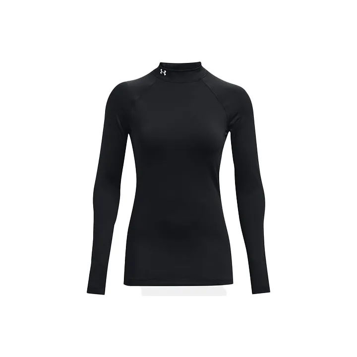 Under Armour Рукав реглан T-рубашка Женская Черная