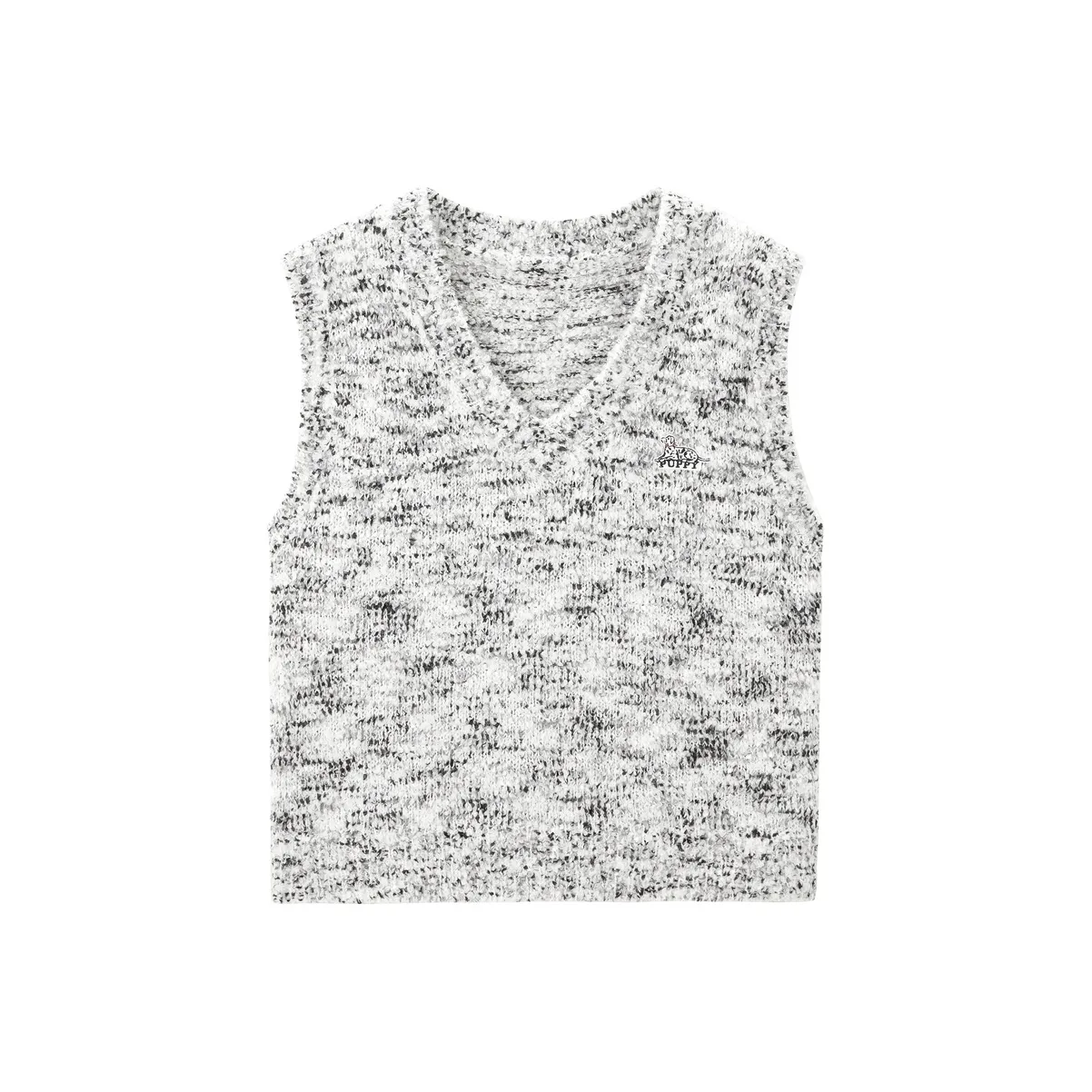 LEDIN Майка Женская Черный Белый Гороховый Узор