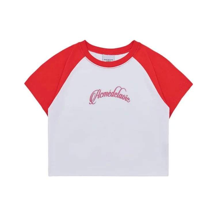 Acme De La Vie Красный Женские Короткие Топы