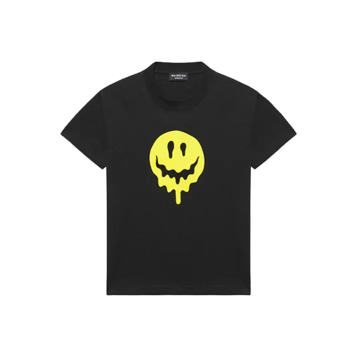 Balenciaga Стандартная футболка женская черная