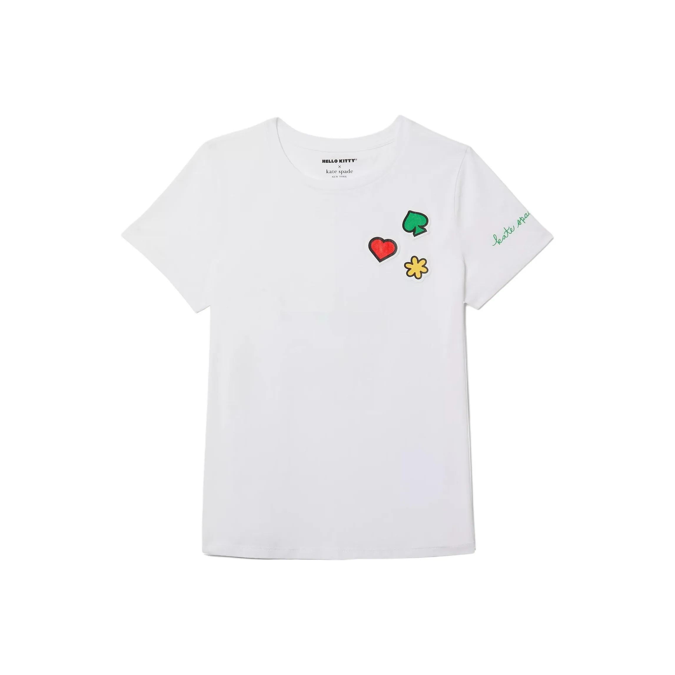 Kate Spade x Hello Kitty Regular T Shirt Women's White
