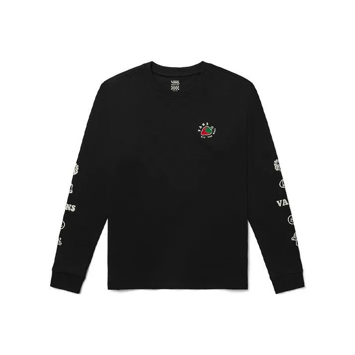 Vans Set in Sleeve T Shirt Women's Black