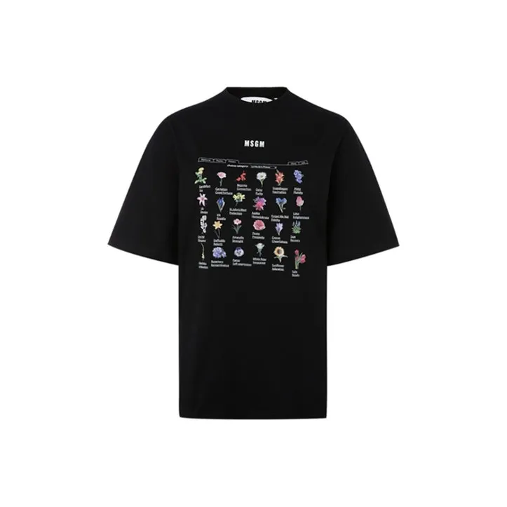 MSGM Черные Женские Футболки