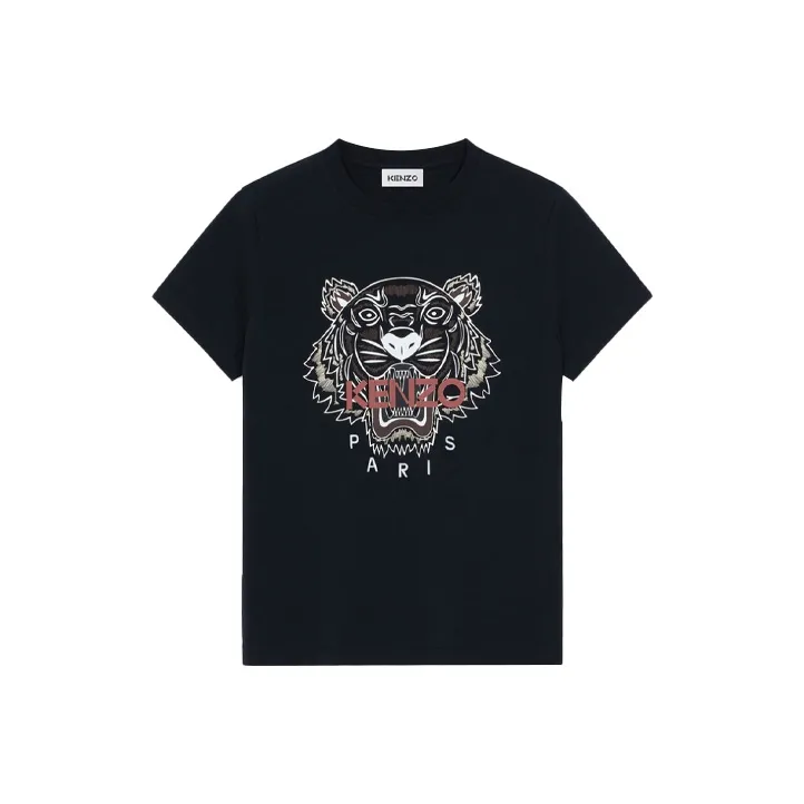 KENZO Classic Tiger Head FW21 T Рубашка Женская Черная