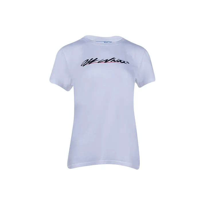 Off Белый SS21 Белый Женские Т-рубашки