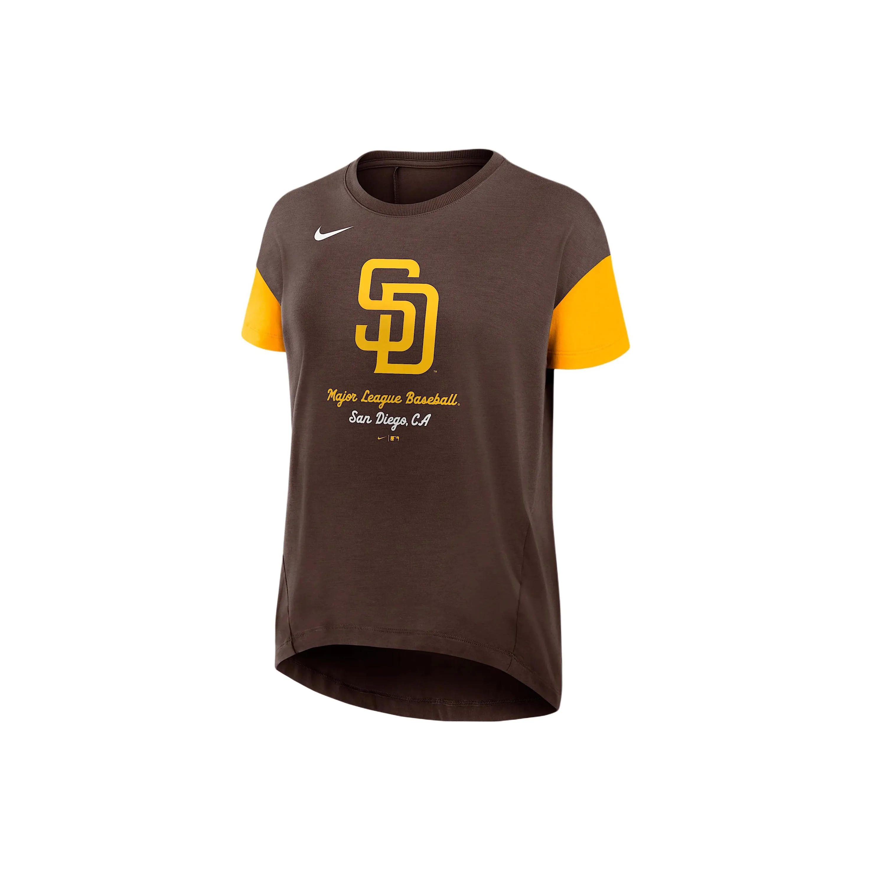 Nike San Diego Padres Flowy Women
s
s Nike Dri FIT Mlb T Shirt