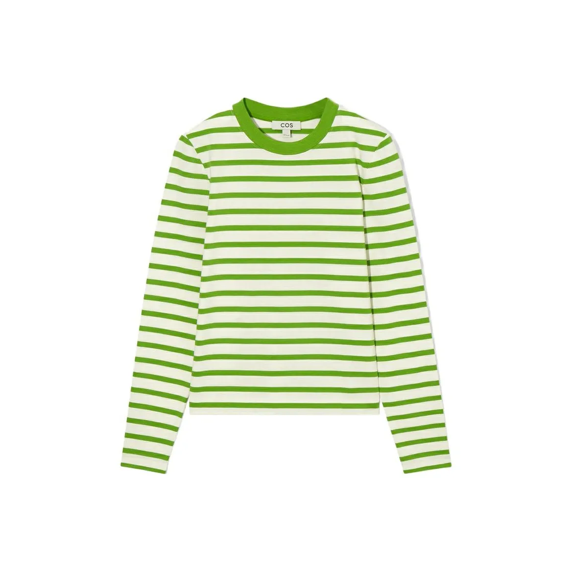 COS Обычная T-рубашка Женская Зеленая