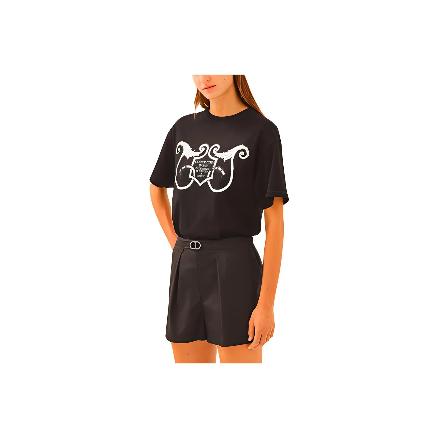 HERMES Черные Женские Рубашки T