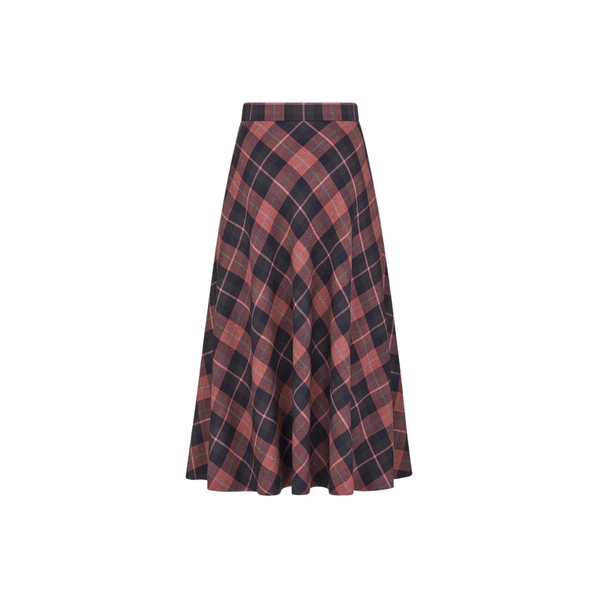 DIOR FW24 Skirt Women's Pink Gray Blend