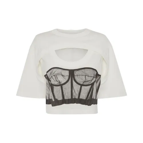 Alexander McQueen Белые Женские Футболки