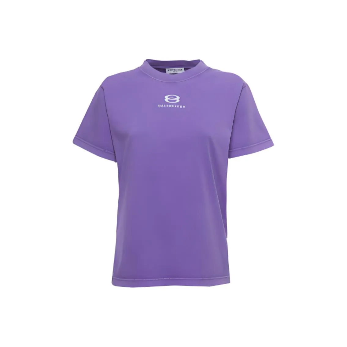 Balenciaga SS22 T-Shirt Женская Фиолетовая Регулярная Фит
