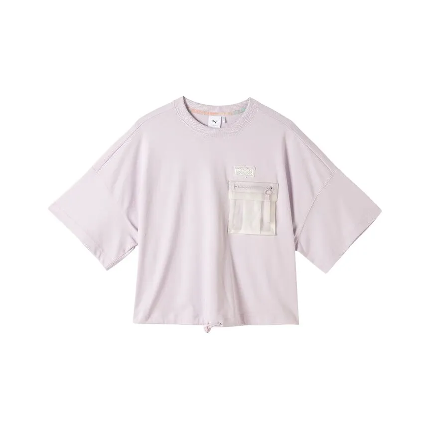 Puma x POP MART Коллаборация Эдишн T-Shirt Женская Светло-фиолетовая