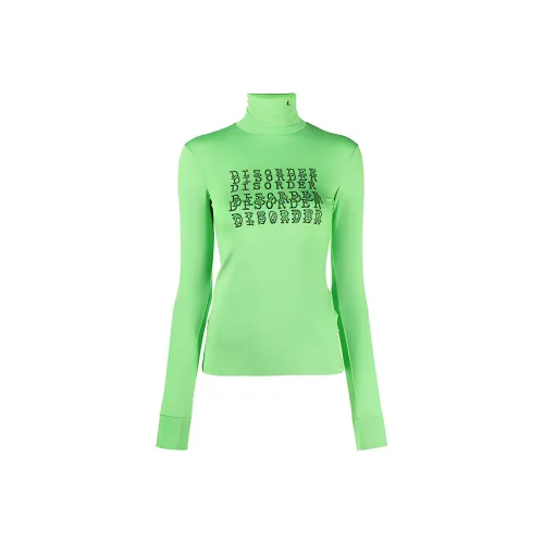 RAF SIMONS Зеленые Женские Футболки