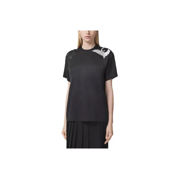 Burberry T Shirts Women's Black