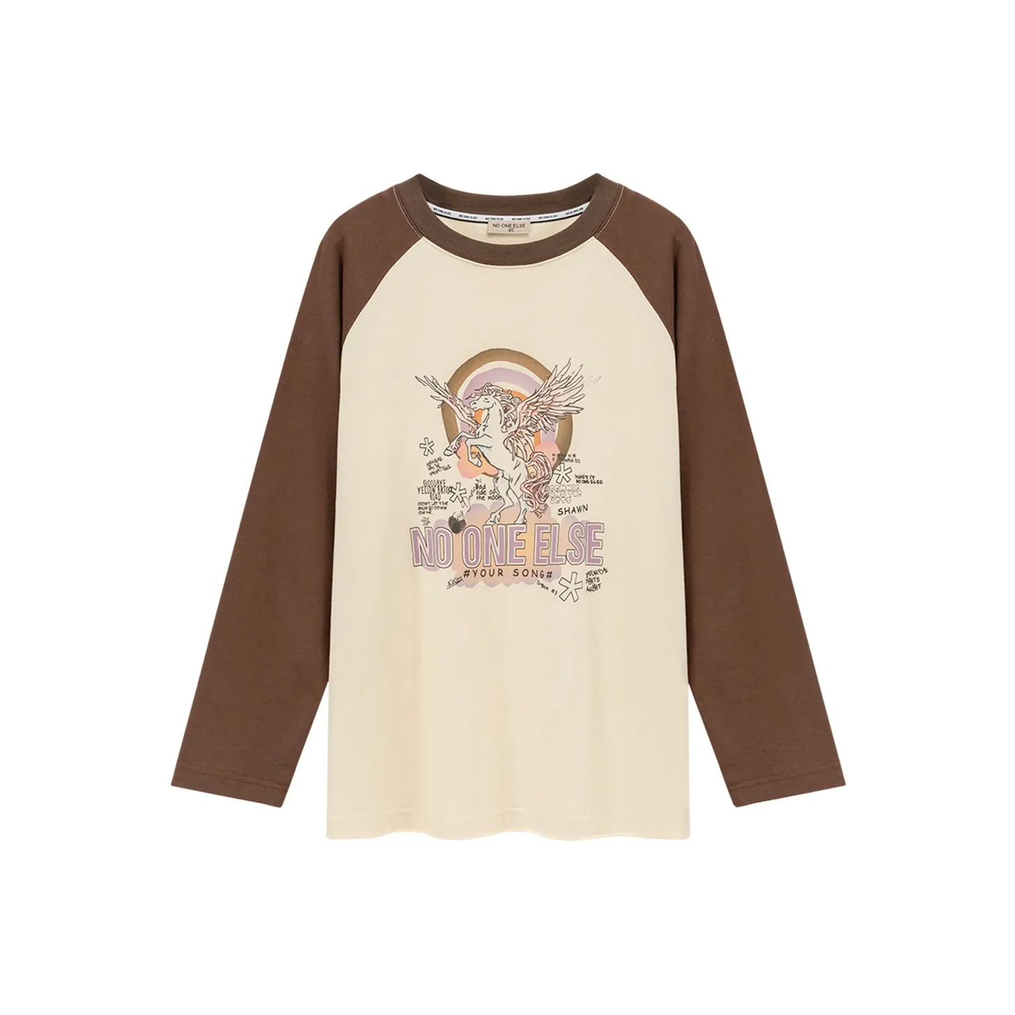 NO ONE ELSE Экрю Женские Т-рубашки