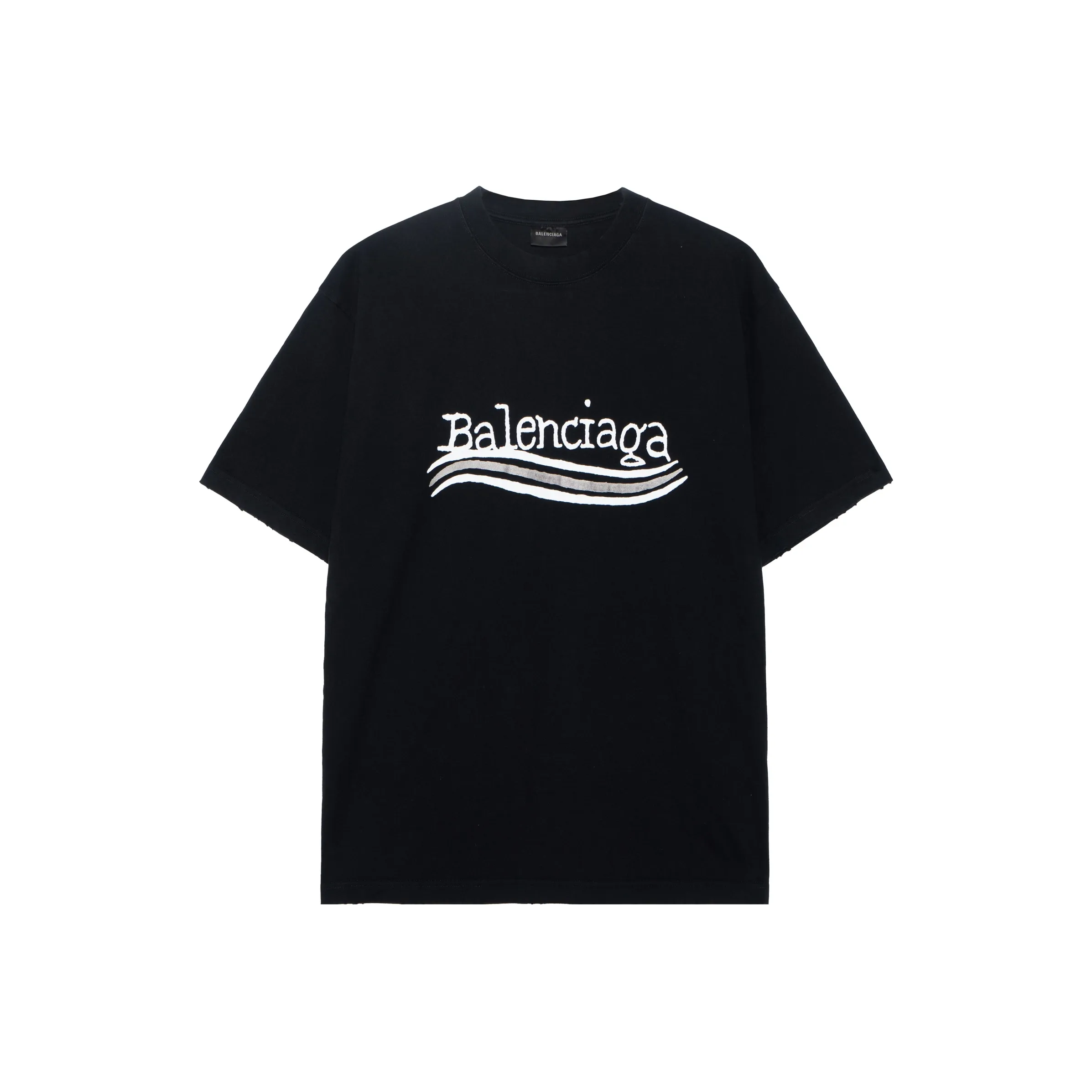 Balenciaga Короткий рукав T-рубашки Женские Черный