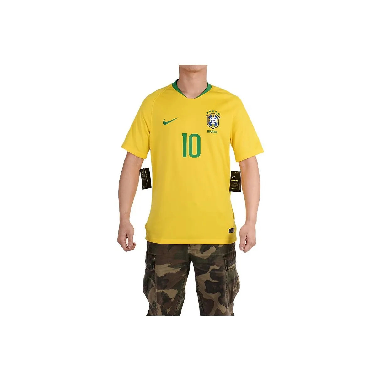 Nike Soccer Jerseys Men's Yellow