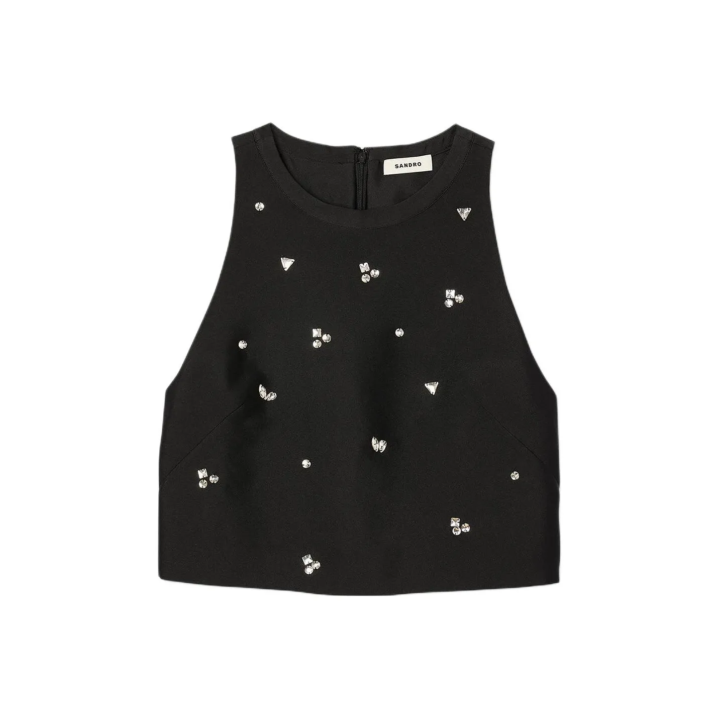 SANDRO Черные Женские Майки