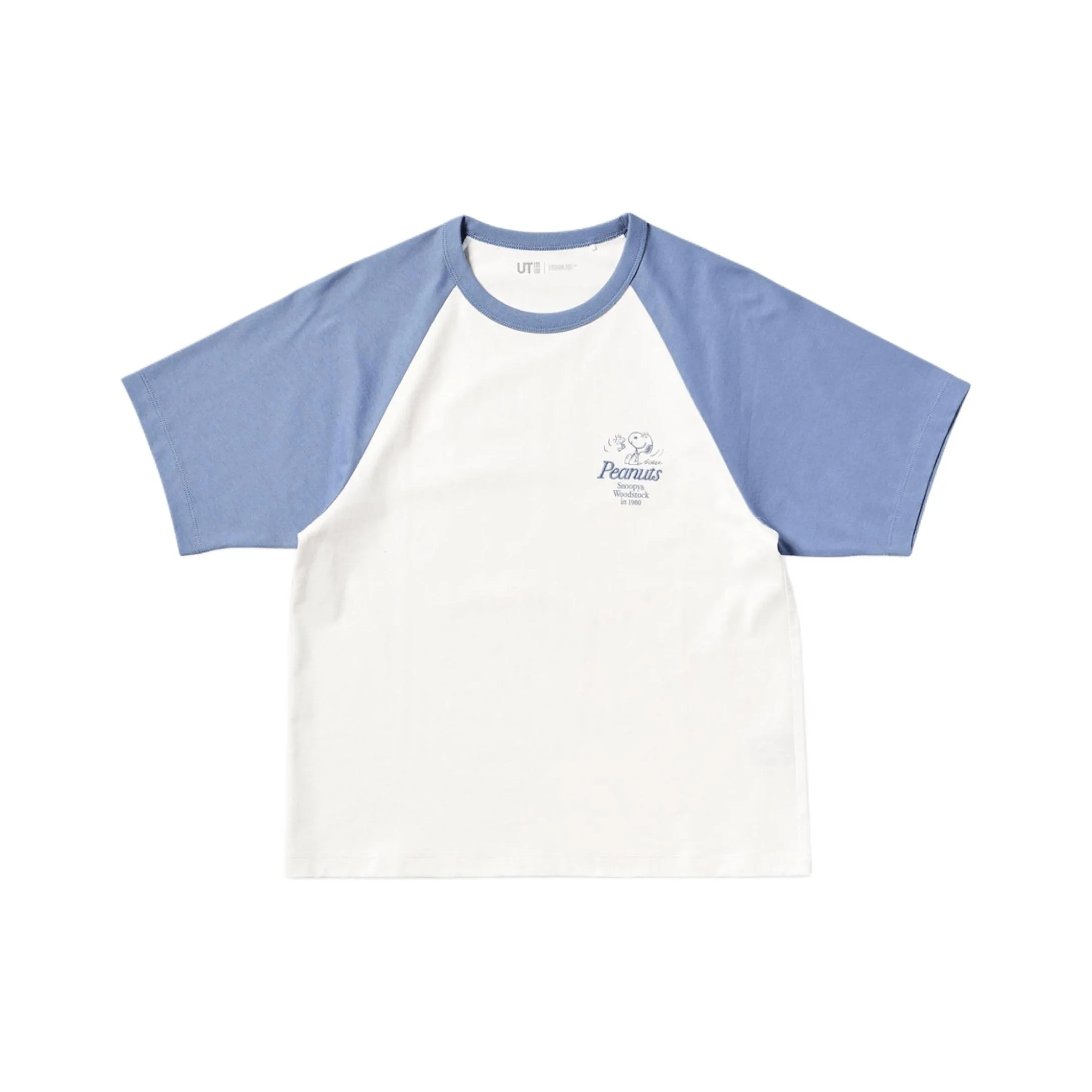 UNIQLO PEANUTS Collaboration SS25 T-Shirt Женская Небесно-Синий