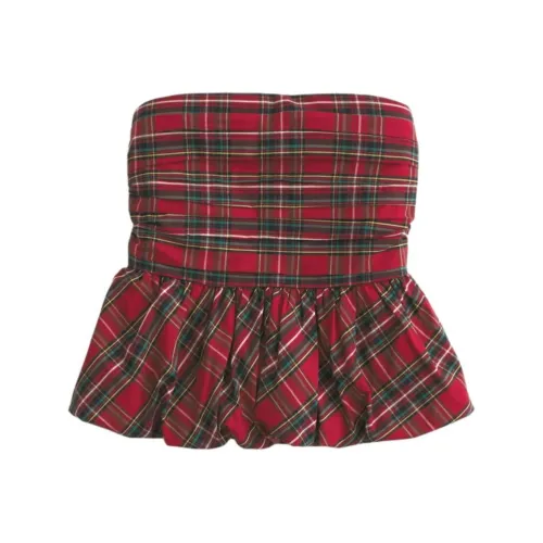 Hollister Женские рубашки в красной клетке