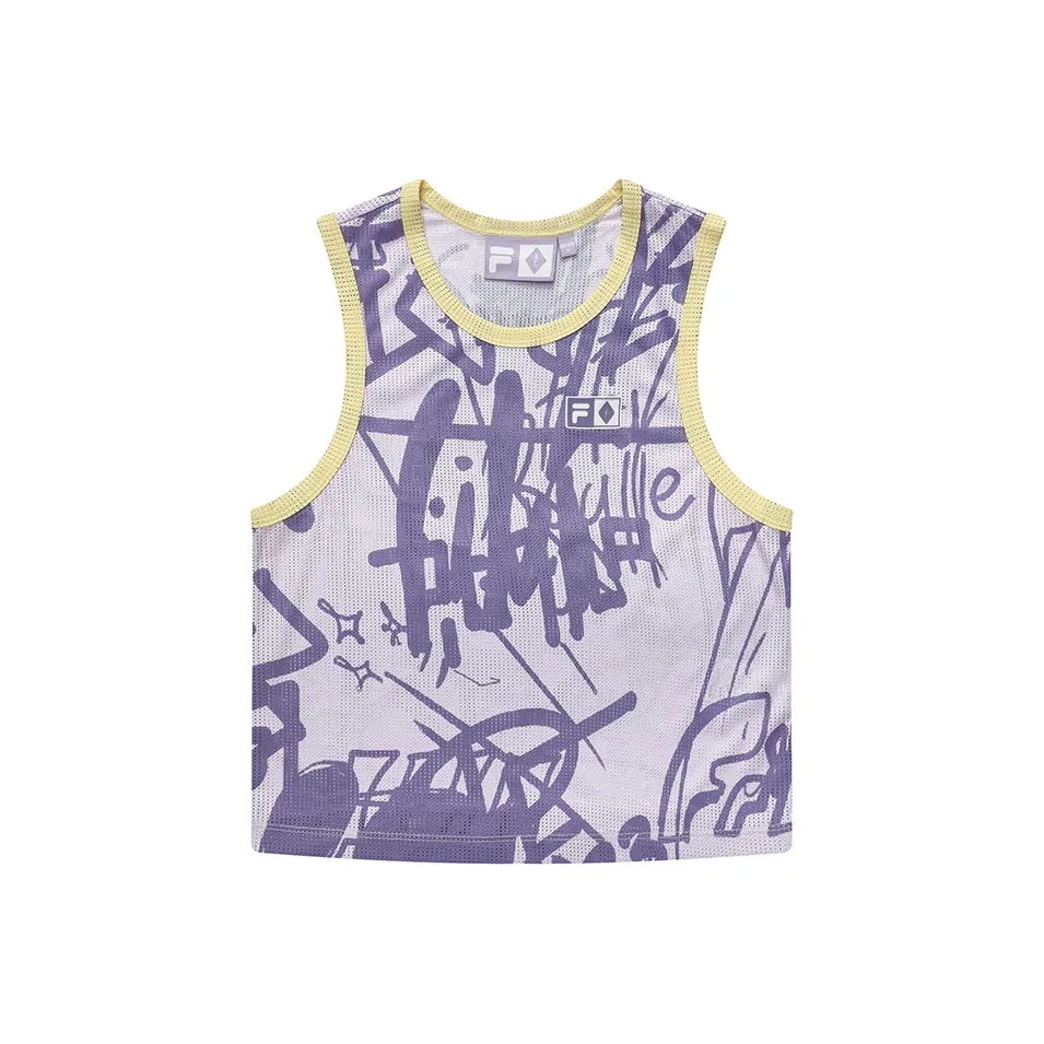 FILA FUSION Розово-фиолетовые Женские Майки