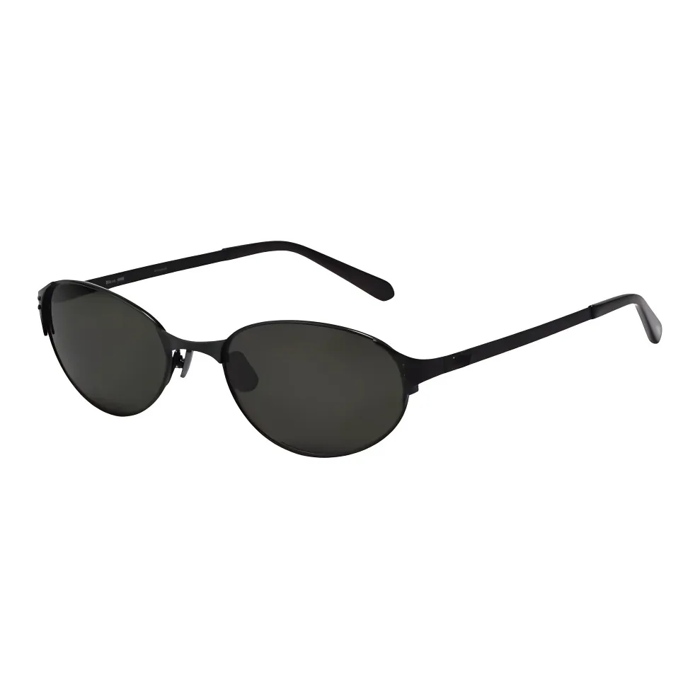 Fakeme Титан OVAL SUNGLASSES Унисекс Черный