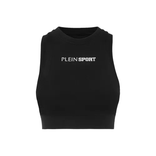 PLEIN SPORT Черные Женские Майки
