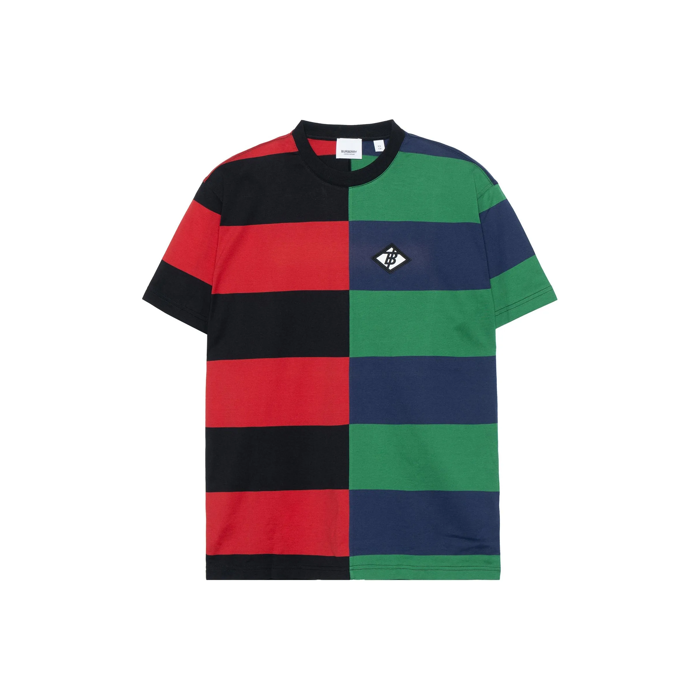 Burberry Drop Shoulder Sleeve T Shirt Women's Red Green