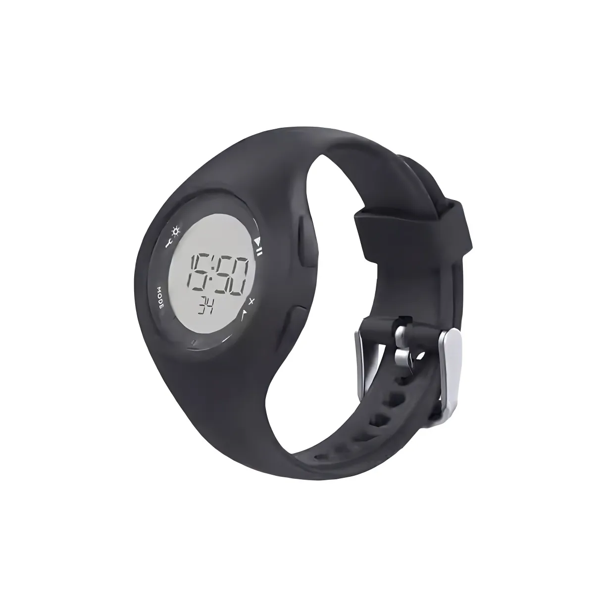 DECATHLON W200S Collection Электронный Механизм Смольный Ремешок Часы Детские Серый Циферблат