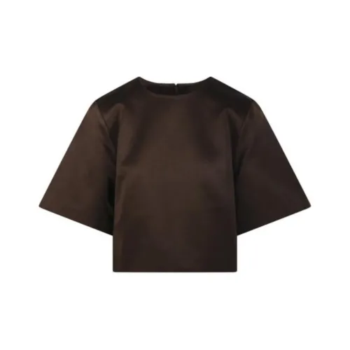 By Malene Birger Темно-кофейные Женские Рубашки T