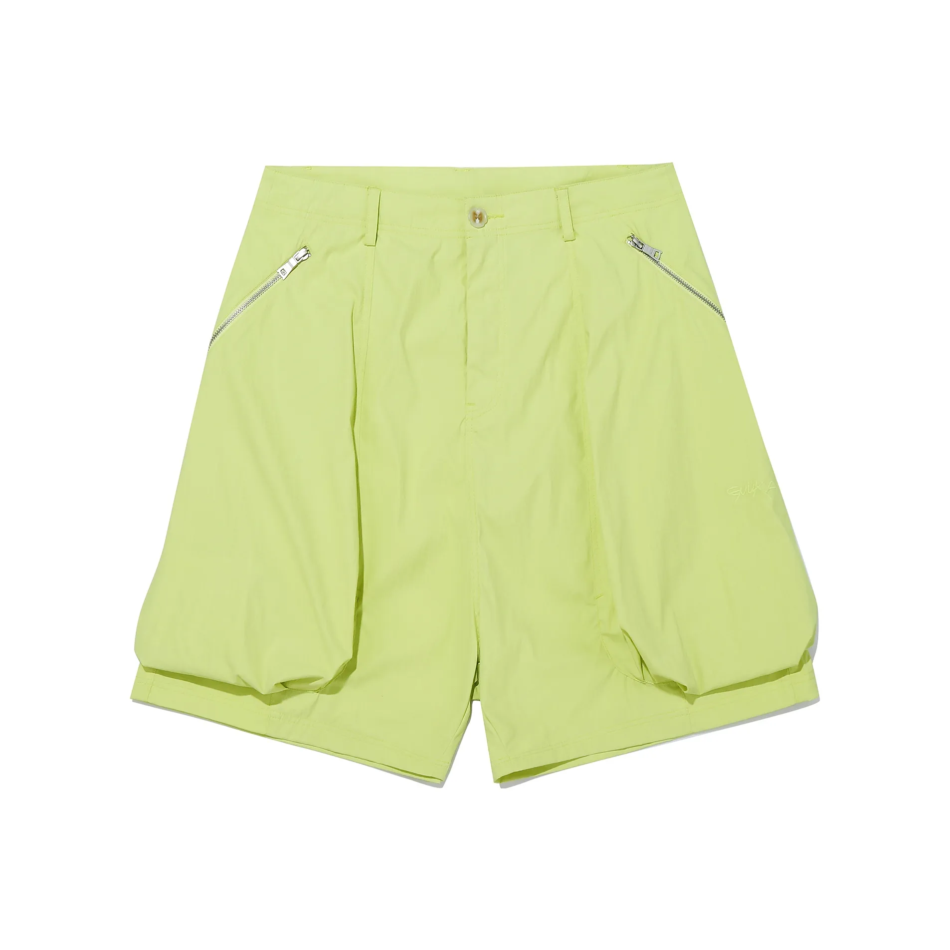Guuka Неоновые зеленые мужские повседневные шорты