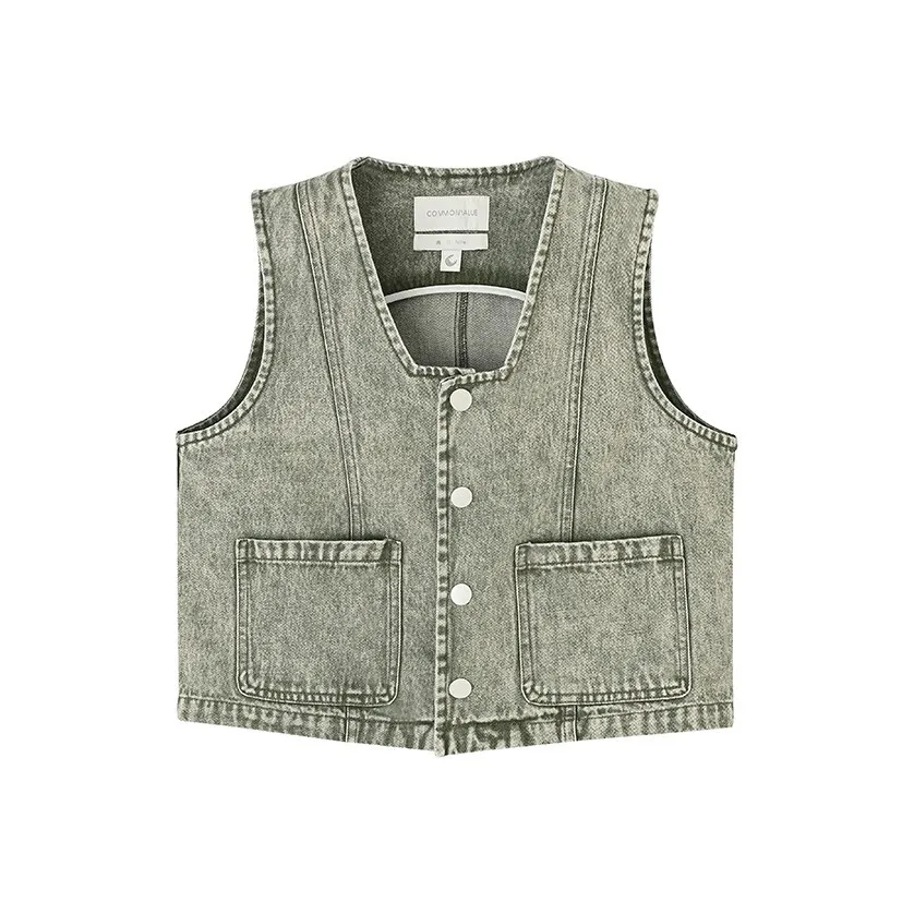 COMMON VALUE 'Эксклюзивный GAP' Майка Унисекс Сосновый морозный зеленый