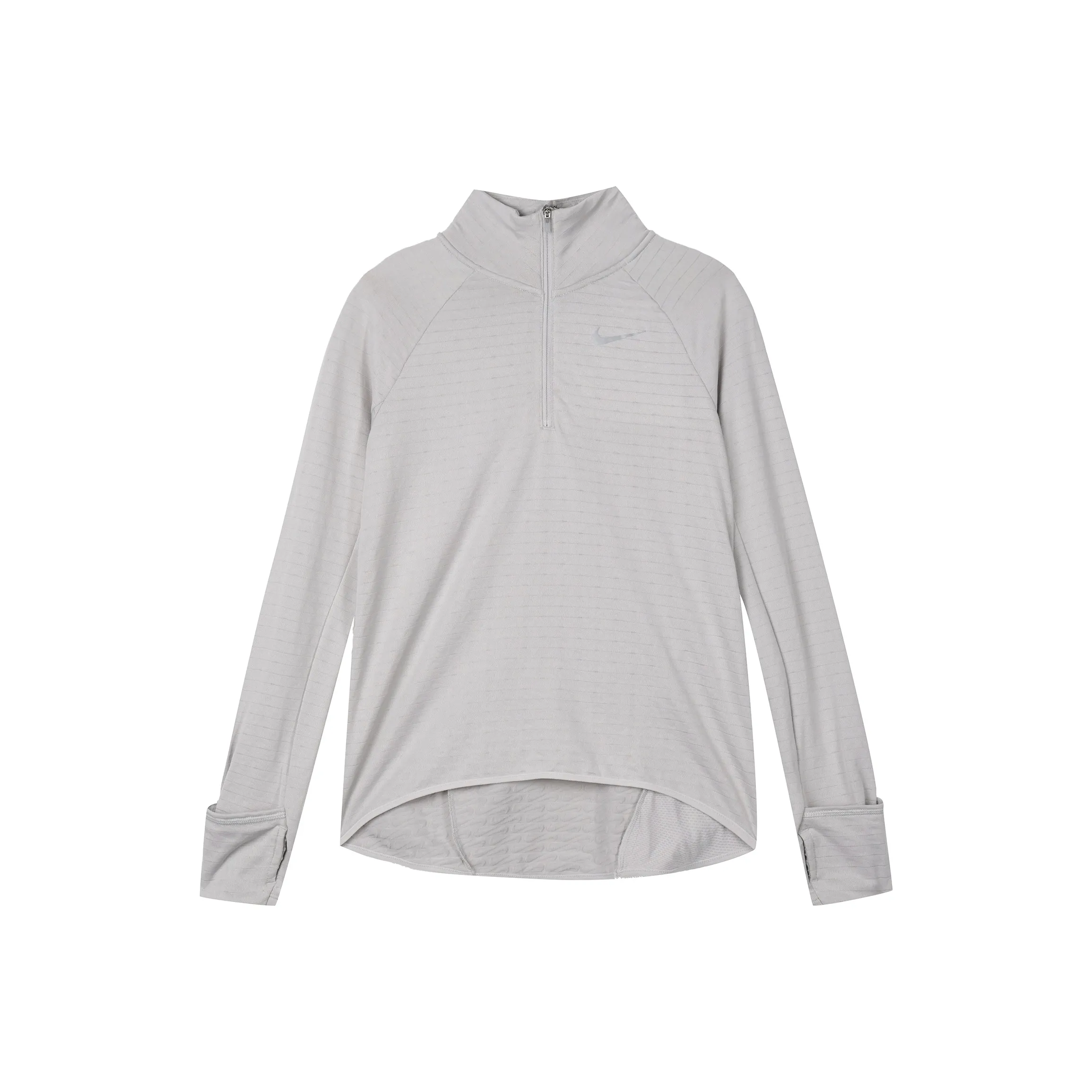 nike Реглан рукав T-рубашка Женская Светло-Серый