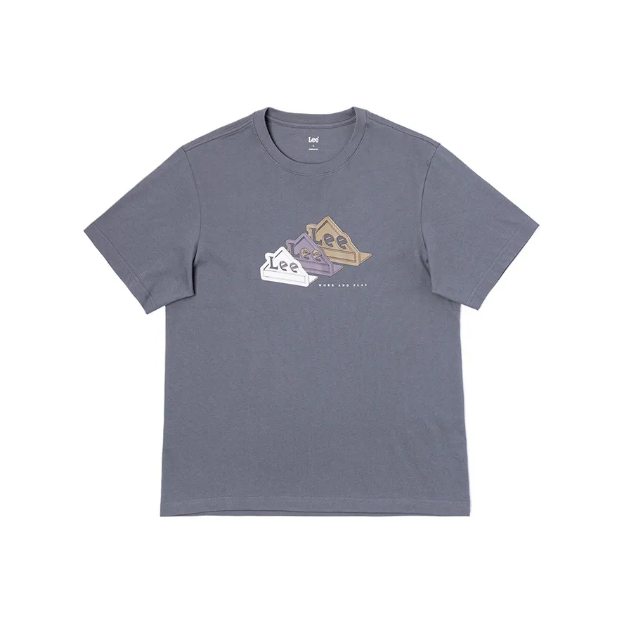 Мужская футболка Lee co-branded модели Iron Gray