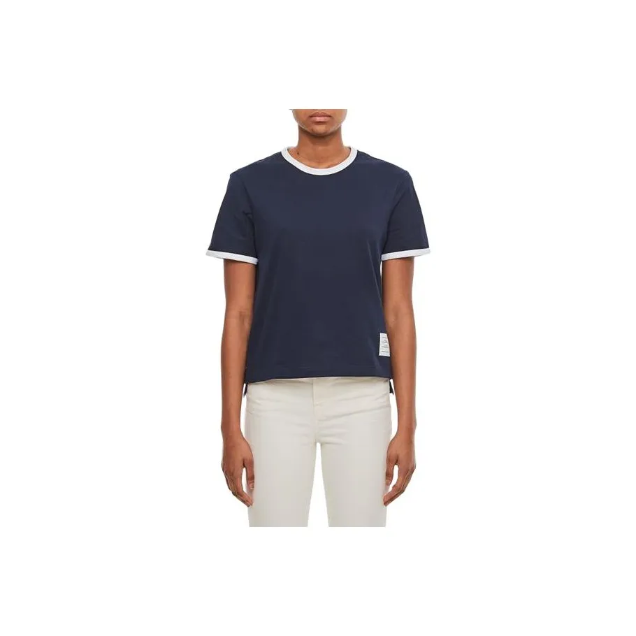 THOM BROWNE Темно-синие Женские Рубашки T