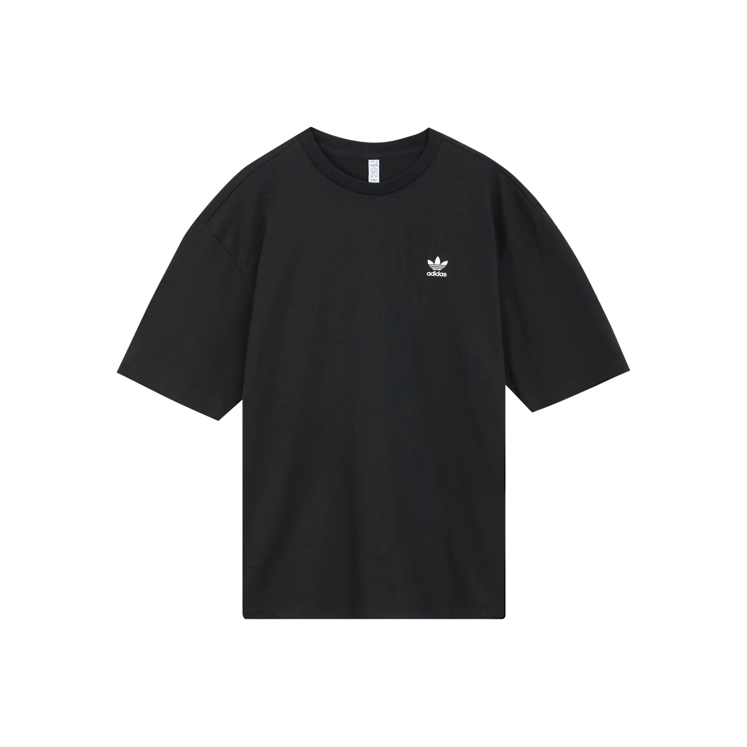 Adidas Originals Drop Shoulder Sleeve T Shirt Women's Black
