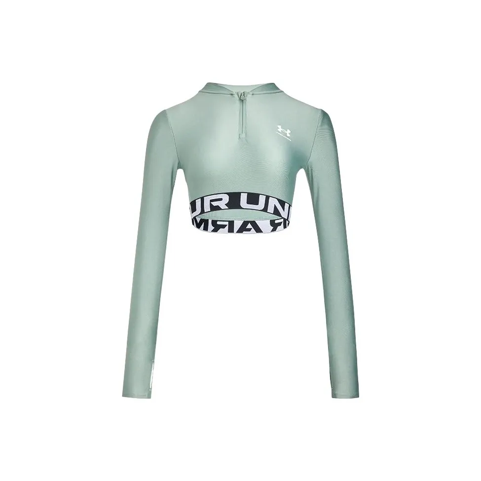 Under Armour HeatGear SS25 T Shirt Women's Lime Green