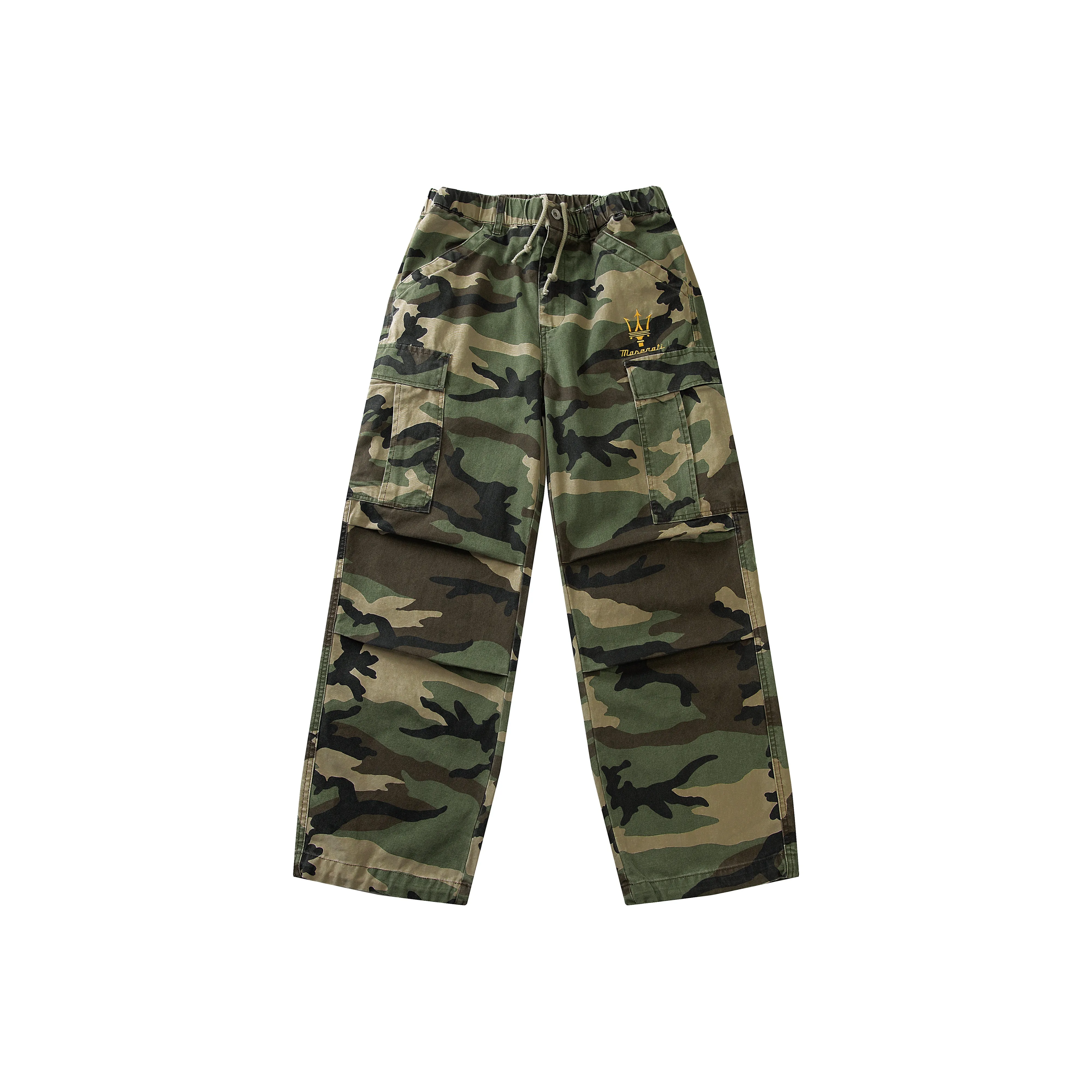 Maserati Повседневные штаны Унисекс Армейский зеленый камуфляж